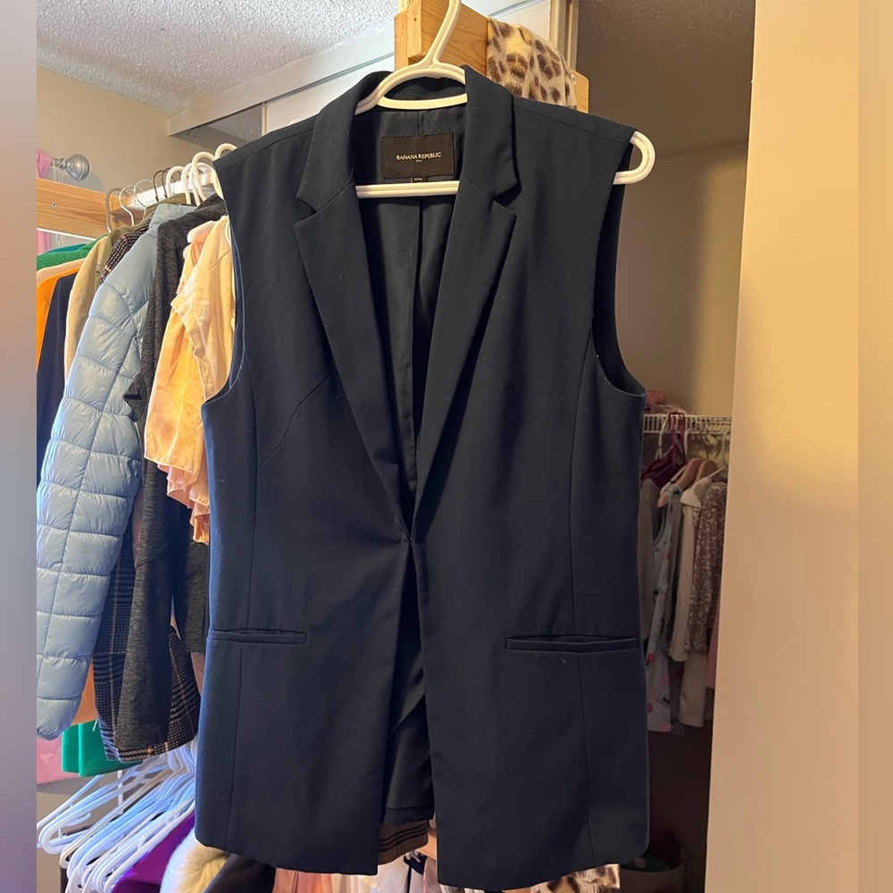 Banana Republic Navy Vest